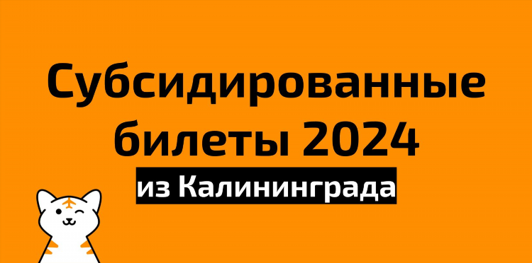 Билет до калининграда из спб