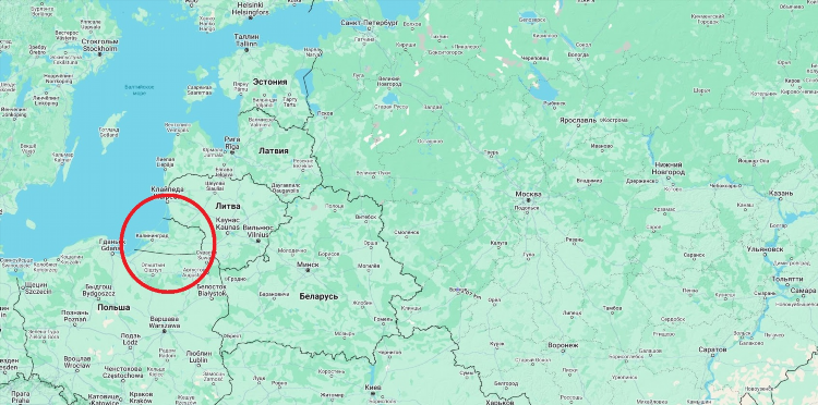 Граница россии калининград