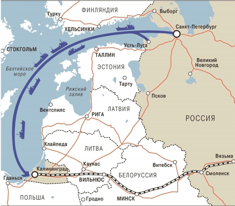 Сколько ехать из москвы до калининграда